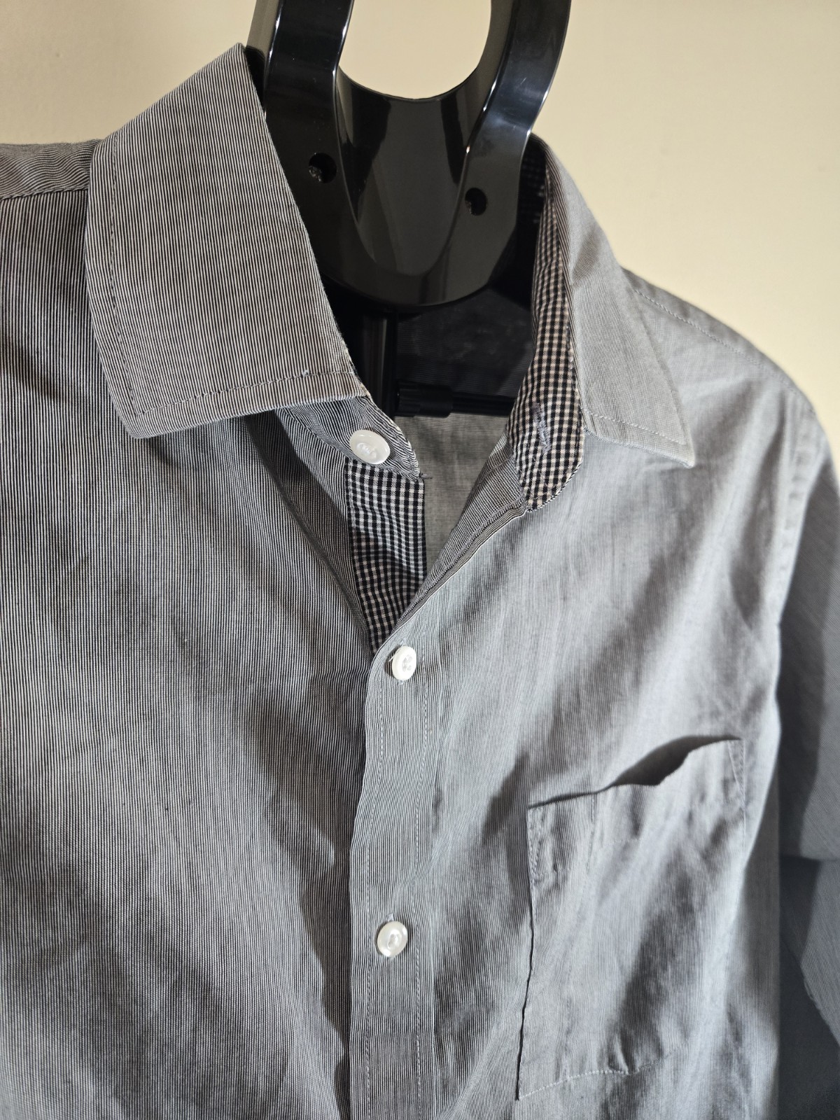 Affinity Apparel Long Sleeve Button Up Solid Gray… - image 4