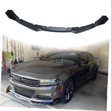 Front Lip Compatible with 2015-2023 Dodge Charger SE GT SXT Speed Carbon Fiber