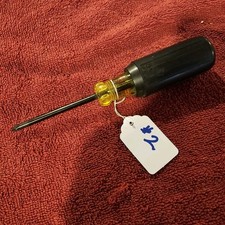 Cushion Grip Screwdriver, 1 Phillips Tip, 2-13/16" Shank, USA. 2