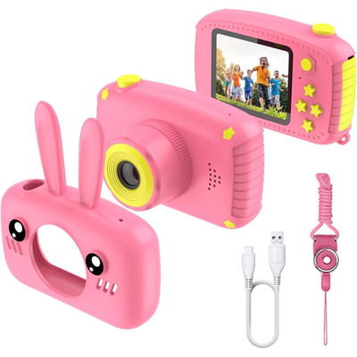 Kinder Kamera für Mädchen Digital mit Tasche 6/7/8/9/10 Jahre Spielzeug Foto mit Spielen