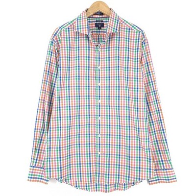 Gant Mens Shirt Check Button Up Fitted Casual Everyday Classic Jl8 Size 2XL