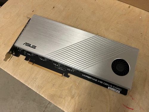 ASUS HYPER M.2 X16 Gen 4 NVME SSD CARD