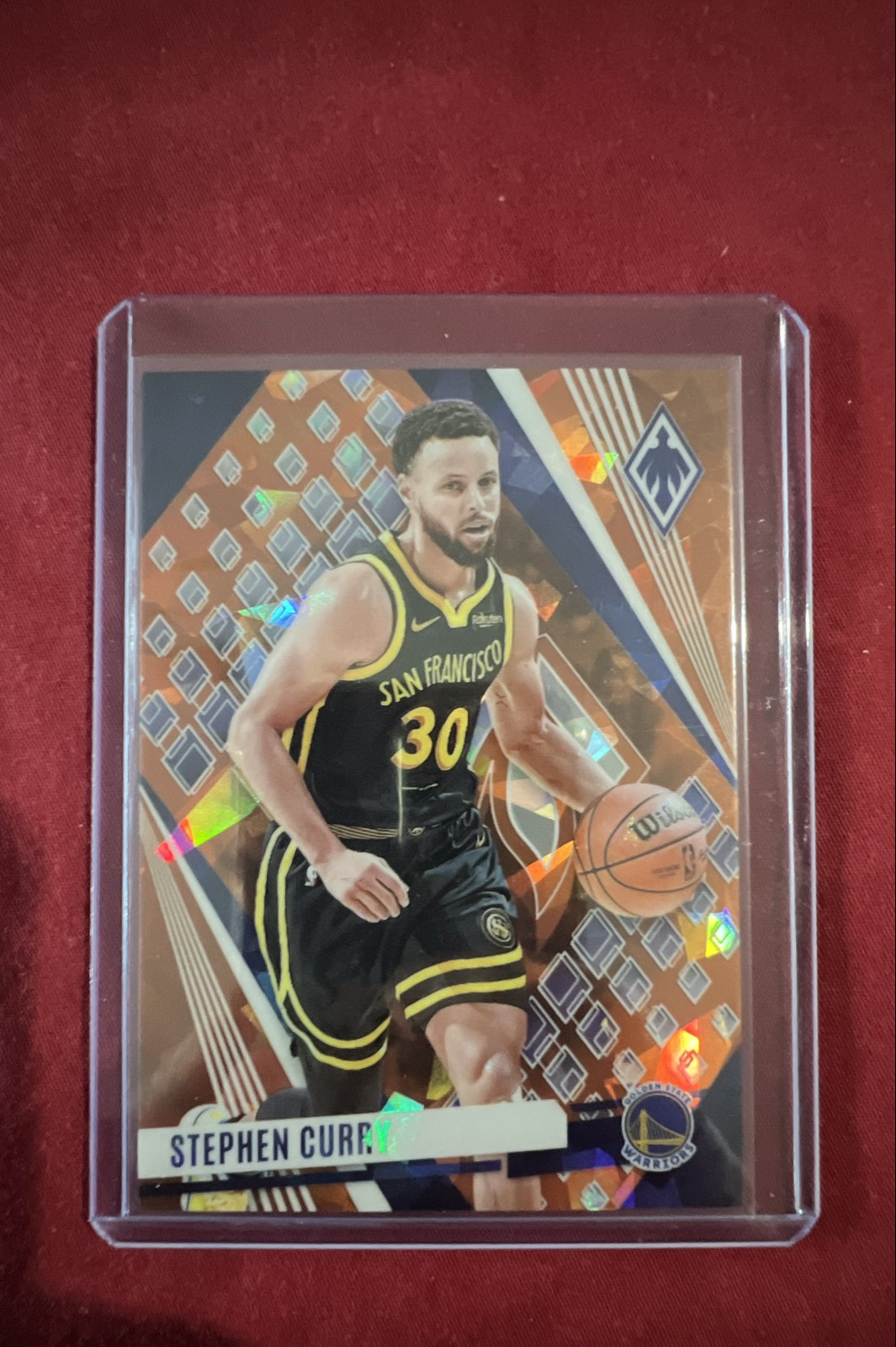 2023-24 Panini Phoenix - Stephen Curry #174 Orange Ice Phoenix /249 Warriors