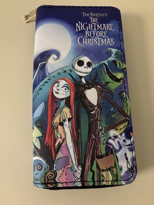 The Nightmare Before Christmas Zip Up Wallet Jack Skellington