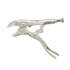 VISE-GRIP Curved Jaw Locking Pliers with Wire Cutter, 4-Inch (10) Alloy Steel