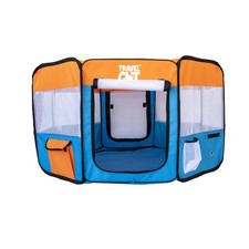 Travel Cat Portable Cat Tent - Durable Foldable Pet Playpen for Indoor and Ou...