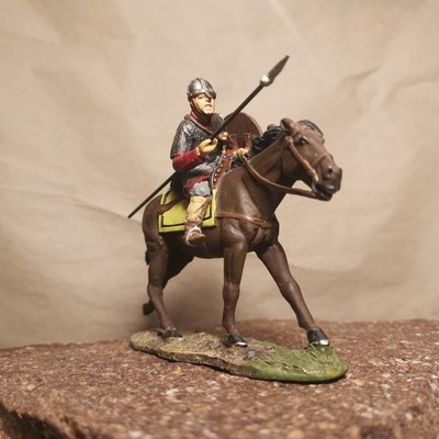 SME048, Del Prado Zinn Figur, Medieval Warriors, German Ottoman Cavalryman