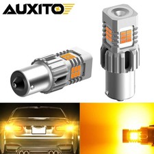 Luces LED intermitentes anti hiper flash sin errores CANBUS ámbar 1156 BA15S 1156A