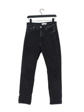 & Other Stories Women's Jeans W 29 in Black Cotton with Elastane Straight