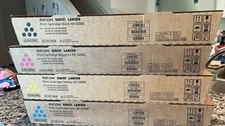 NEW Genuine Ricoh IMC4500/C6000 CMYK Toner Set 2x 842280,842281,842282 (6 Total)