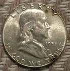 1955 P Franklin Half Dollar XF .900 Silver