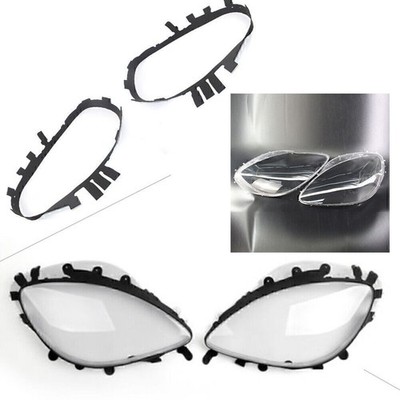 Front Headlight Lens Replacement Covers Gaskets Kit For 2005-2013 06 C6 Corvette
