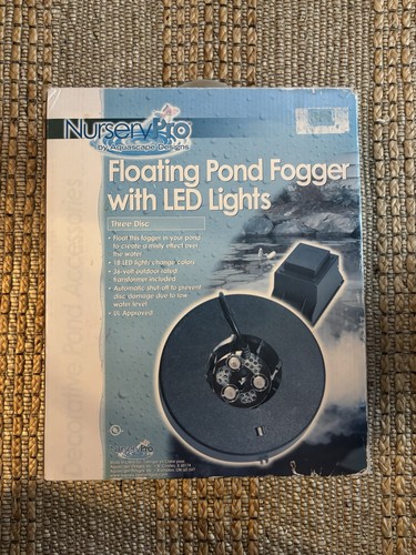 Floating Pond Fogger with LED Lights, Nursery Pro By Aquascape Designs