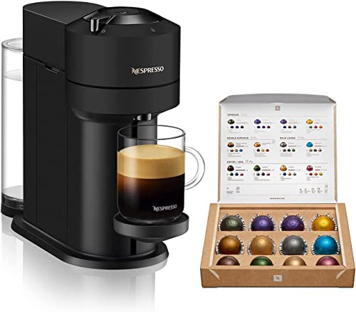 Nespresso Capsule Coffee Maker Vertuo Next Matte Black Water Tank