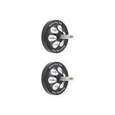 2Pcs Black Accessories Chassis Balancing Tool For 1/10 RC Car Flat Racing Car