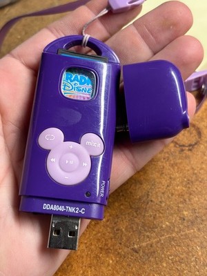 Vtg PURPLE DISNEY Mickey Mouse MP3 player MIX STICK ULTIMATE JAMS Tinker Bell 1