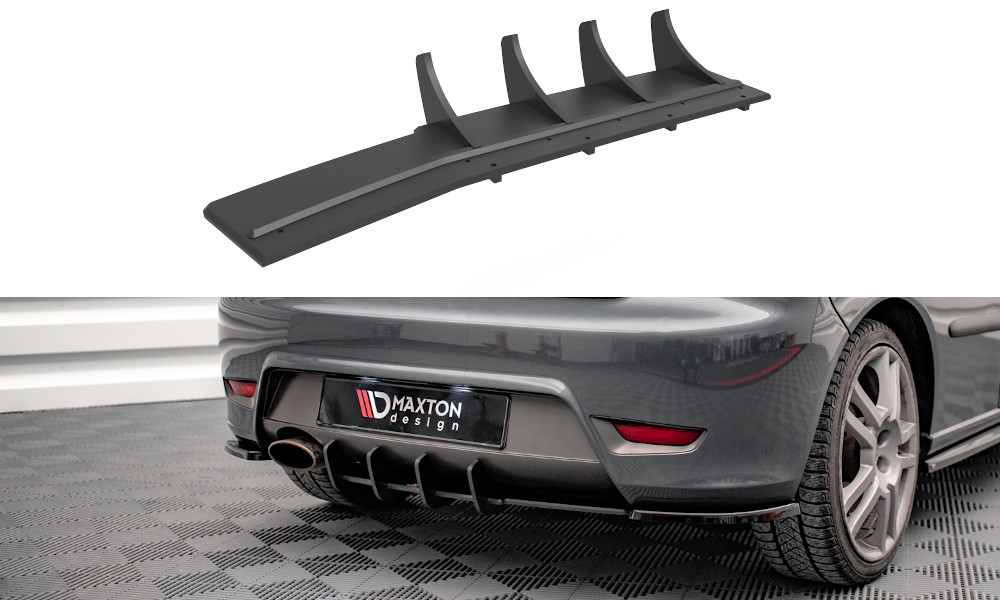 Diffuseur arriere Maxton Street Pro pour Seat Ibiza Cupra Mk3 en noir