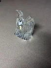 Steuben Crystal Eagle # 8304 Large 4.5" Tall Art Glass Bird Figurine Sculpture