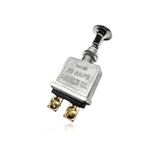 Heavy Duty 75A Push Pull Switch, 6-28V DC 2 Position SPST Push-Pull-On-Off 