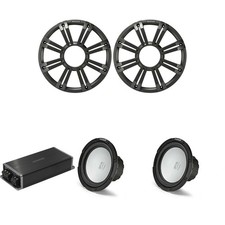 Kicker Marine KPX500.1 Powersports Amp  2 10" Free Air 4 Ohm  Charcoal Gr...