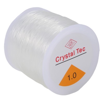 1mm Clear Bead Cord Crystal Elastic Stretchy Bracelet String for Jewelry2176
