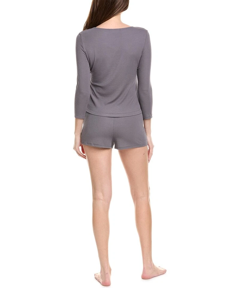 Conjunto de pijama esencial Rib Natori de 2 piezas para mujer Foto 2 de 2