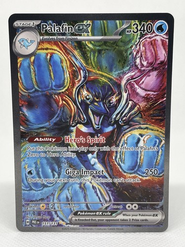 Pokemon TCG Palafin ex 151/131 SV Prismatic Evolutions SIR Holo Eng 340HP