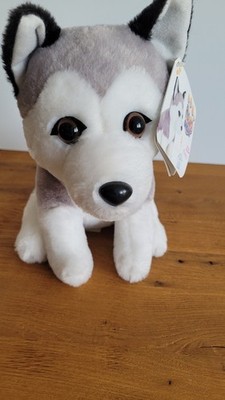 Stofftier Husky Pets2Cuddle Hund Kuscheltier  25cm NEU mit Etikett
