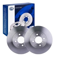 2x HELLA PAGID BREMSSCHEIBEN Ø260mm VORNE passend für HONDA CIVIC 54252