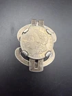 1921  Dollar Money Clip Made With Real Sterling Silver! (45.71 Grams) Look! 90%