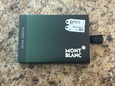Montblanc Fountain Pen Ink Cartridges Irish Green   8 Cartridges   New In Box