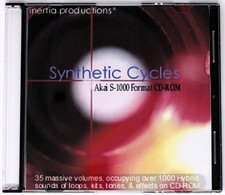 Inertia Productions Synthetic Cycles Akai Format Sound Library/Sampling CD