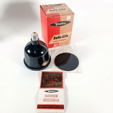 Vintage Yankee Safe-Lite With 2 Filters For Film Developing Darkroom Light