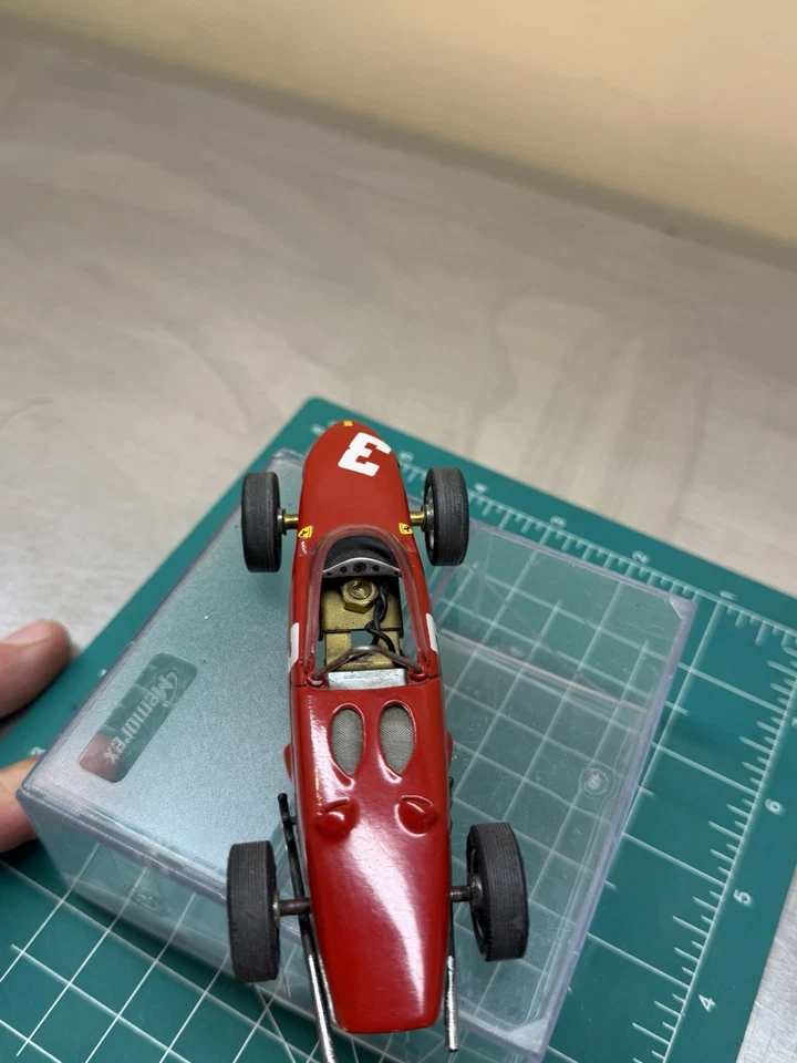 1/32 AIRFIX MRRC FERRARI SHARKNOSE SLOT CAR CHASSI DE LATÃO TESTADO FUNCIONA SCALEXTRIC - Imagem 4 de 4