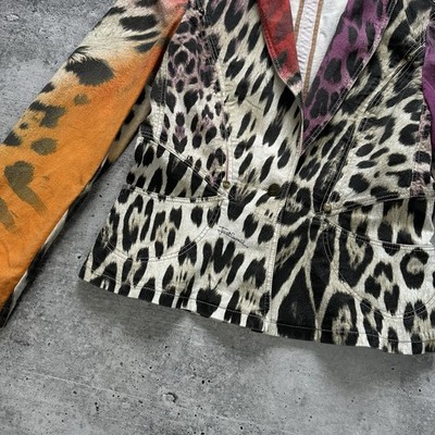 Vintage Roberto Cavalli Just Cavalli Leopard Print Jacket Blazer