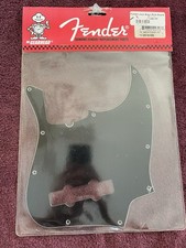 Fender Jazz Bass Pickguard Black 10-Hole White Edge New In Package Made In USA