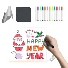 Led Drawing Board with 12 Colors, Light Up Acrylic Cosmody Drawing Board