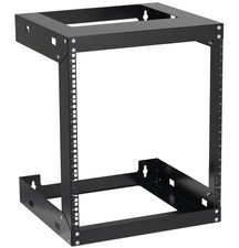 12U Wall Mount Open Frame 19" Server Rack 2 Post Network Cabinet 18" Depth