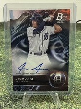 2023 Bowman Platinum Top Prospects Auto Jace Jung #TOP-6 Auto