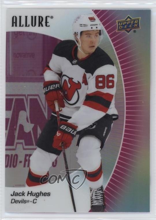 2023-24 Upper Deck Allure Pink Lemonade Jack Hughes #97