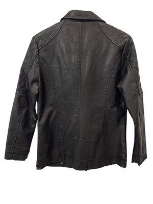 Jack By BB Dakota Moto Jacket Size Small Quilted Faux Leather