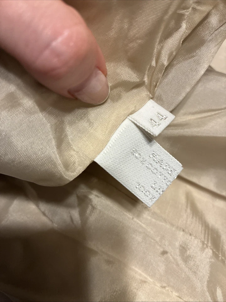 Vestido Prada Auténtico Sólido Beige Claro Lino Algodón Tanque Midi IT 44 Mediano EE. UU. 8 Foto 4 de 4