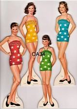 VINTAGE UNCUT 1959 LENNON SISTERS PAPER DOLLS~20 PGS CLOTHES~#1 TOP REPRODUCTION