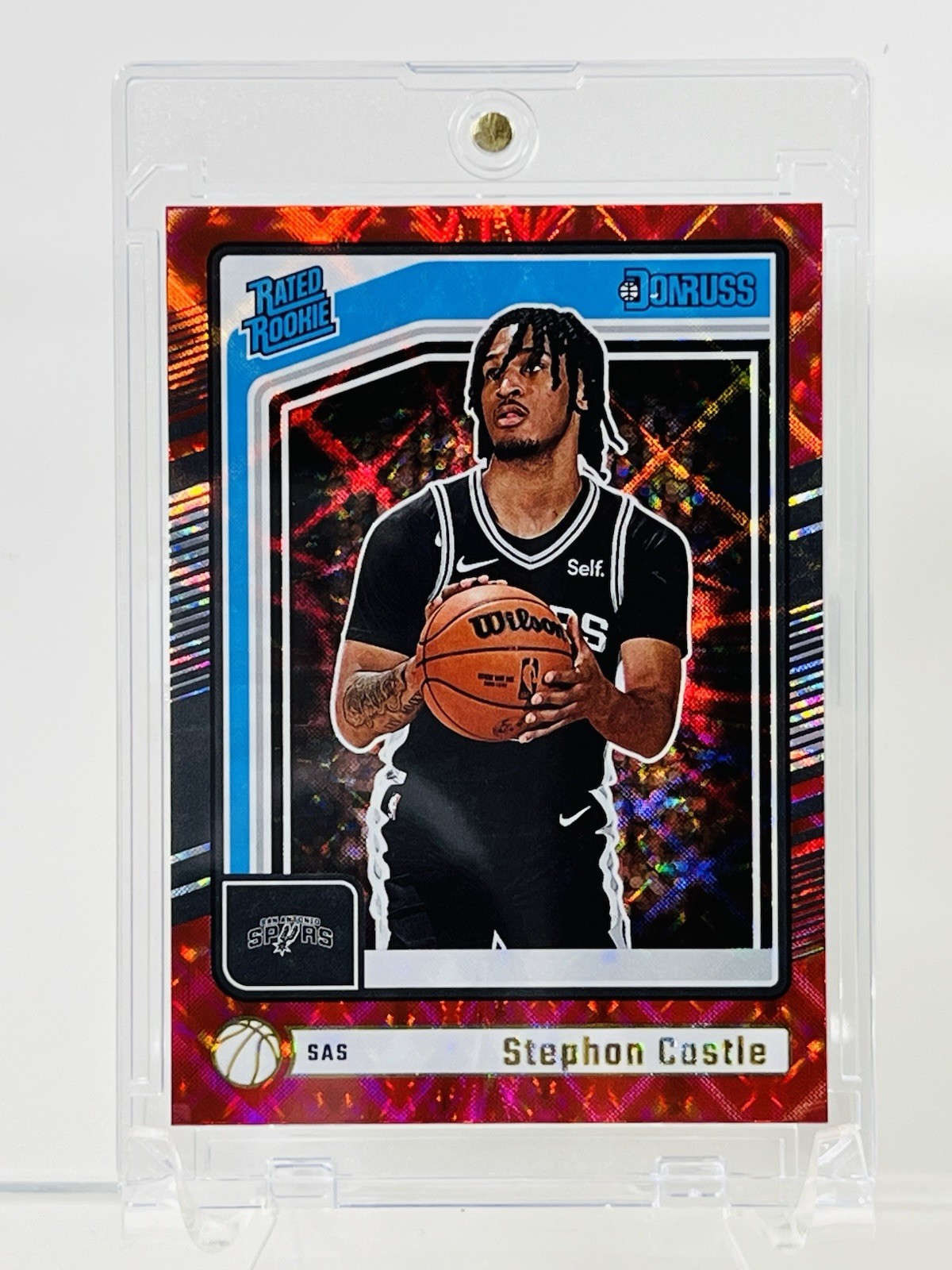 2024-25 Stephon Castle - Panini Donruss Rated Rookie International Red #244