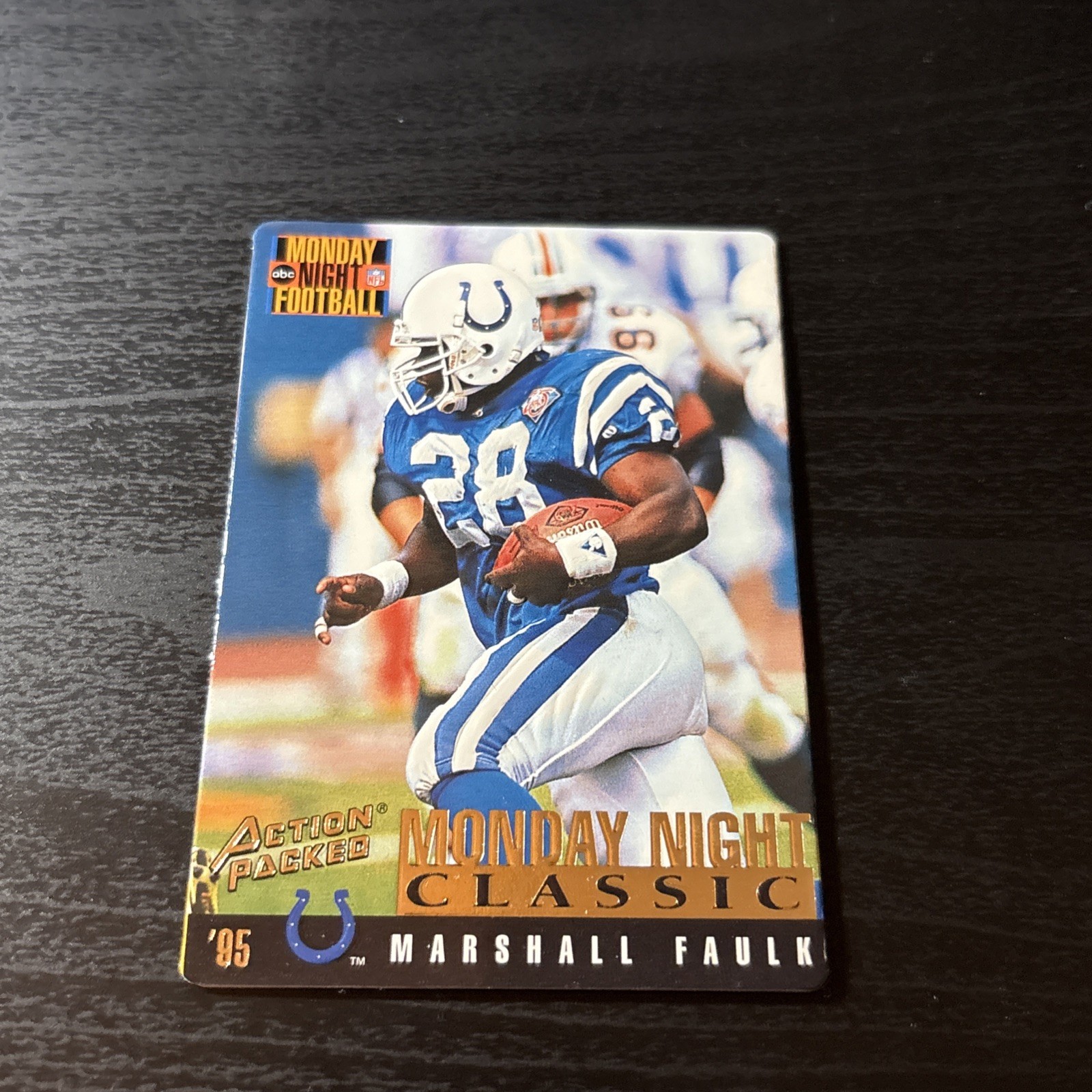 1995 Action Packed Monday Night Football #104 Marshall Faulk Indianapolis Colts