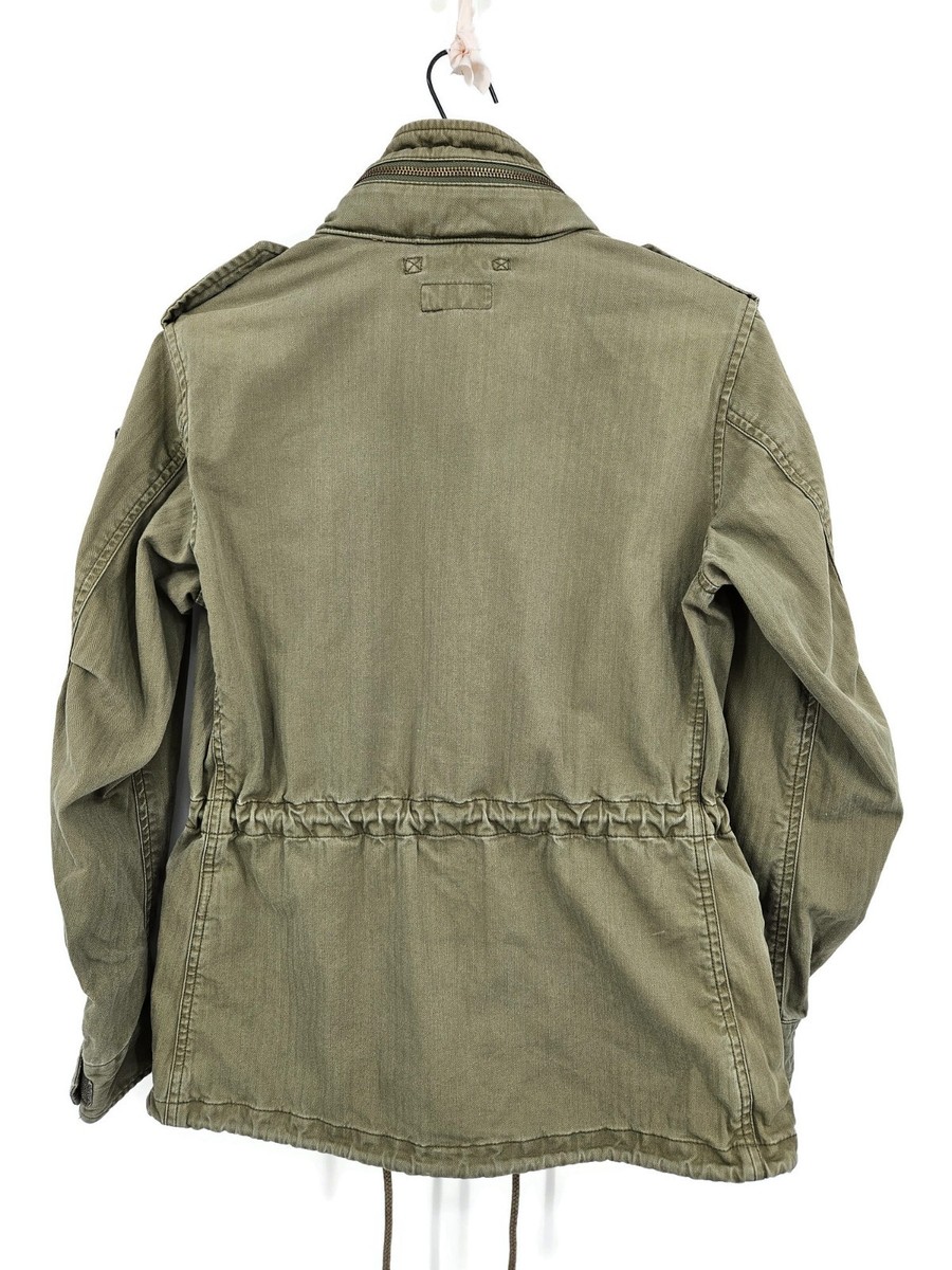 Polo Ralph Lauren USRL Military Field Jacket Womens S Green RLPC