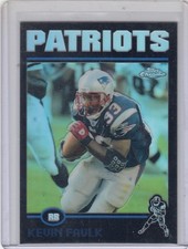2004 Kevin Faulk Topps Chrome BLACK REFRACTOR Parallel /100 - #140 Patriots