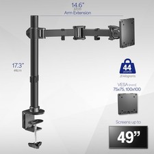 VIVO Single Ultrawide Monitor Desk Mount Stand for Computer Screens up to 49"