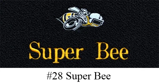 1968 - 1970 道奇 Coronet Super Bee 脚垫 - 4 件 - 环 | 适合:2DR,自动 — 第 3/4 张图片