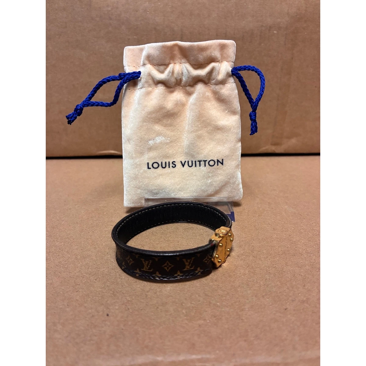 Louis Vuitton Leather Brown Fashion Bracelets for sale | eBay